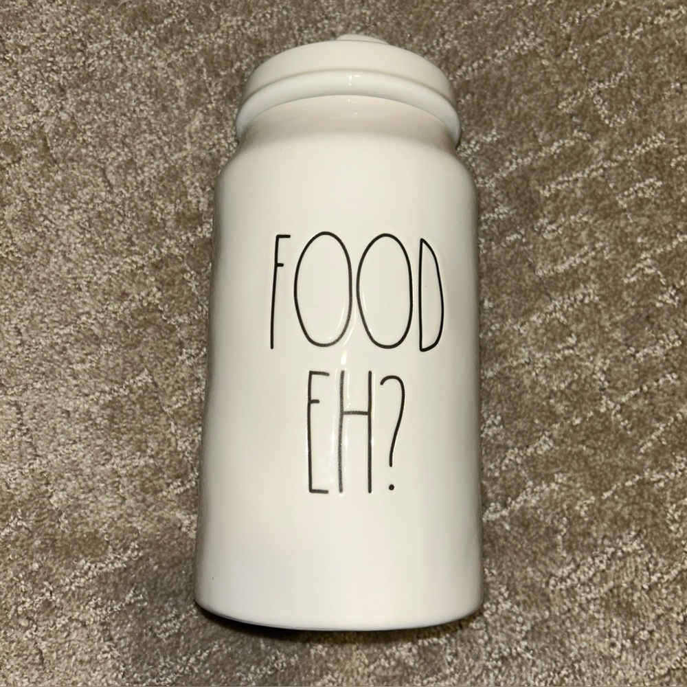 Rae Dunn Canadian release: Food, Eh? Canister 10’